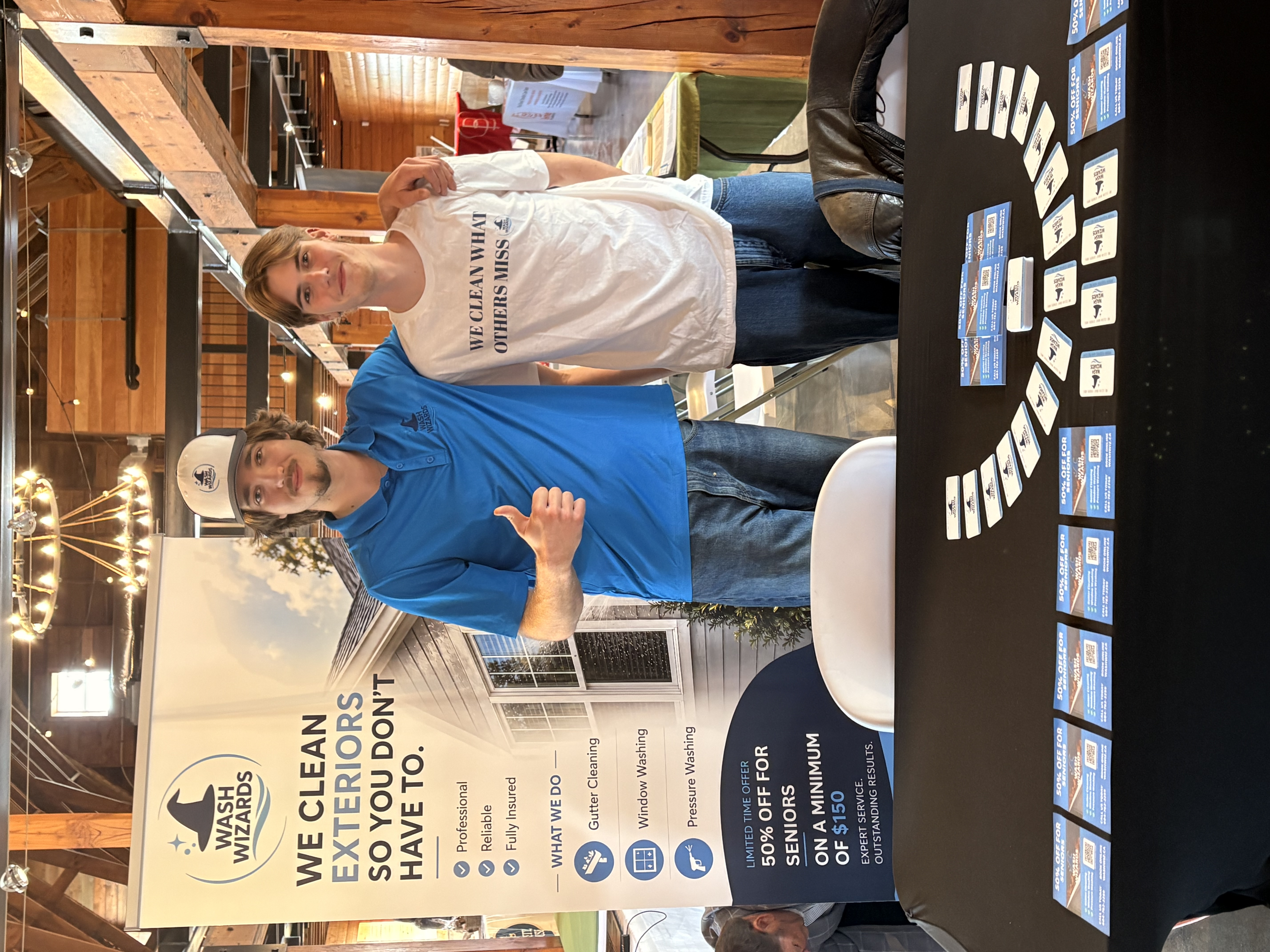 The Wash Wizards team at a local South Delta event